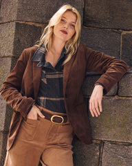 Davis Corduroy Blazer - Coffee