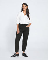 Cigarette Ponte Pants - Black