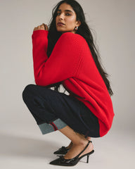 Better-Than-Wool Zip Cardigan - Lipstick