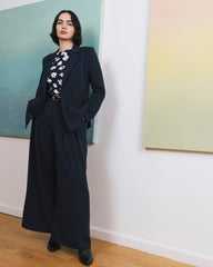 All Day Warren Double Breasted Blazer - Navy