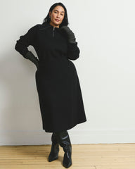 Brenda Zip Sweater - Black