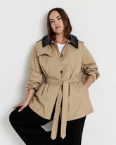 Freya Trench Coat - Khaki