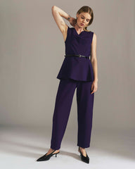 Audrey Relaxed Uniform Ponte Workpant - Supernova