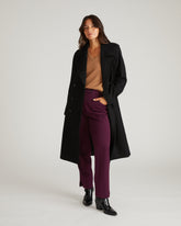 Callaghan Wool Blend Coat - Black
