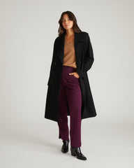 Callaghan Wool Blend Coat - Black