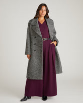 Callaghan Wool Blend Coat - Herringbone