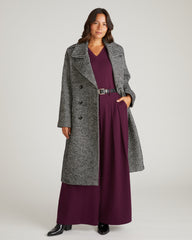Callaghan Wool Blend Coat - Herringbone