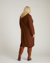 Callaghan Wool Blend Coat - Grizzly