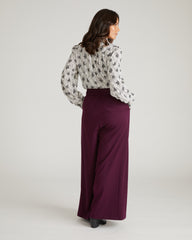 All Day Perfect Palais Wide Leg Pants - Gamay