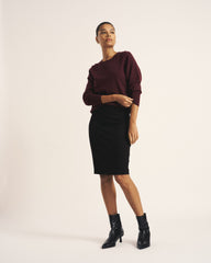 Danube Ponte Skirt - Black