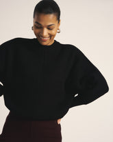 Better-Than-Wool Dolman Sweater - Black