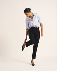 Elbe Stretch Poplin Shirt Classic Fit - Serene Blue