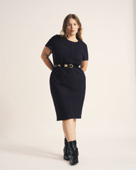 Executive Ponte Dress - Navy