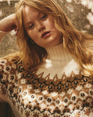 Fair Isle Sweater - Cream Fair Isle