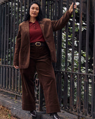 Davis Corduroy Blazer - Coffee