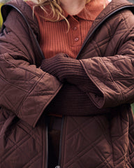 Arcadia Puffer Coat - Coffee