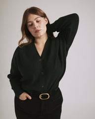 Better-Than-Wool Cardigan - Forest Green