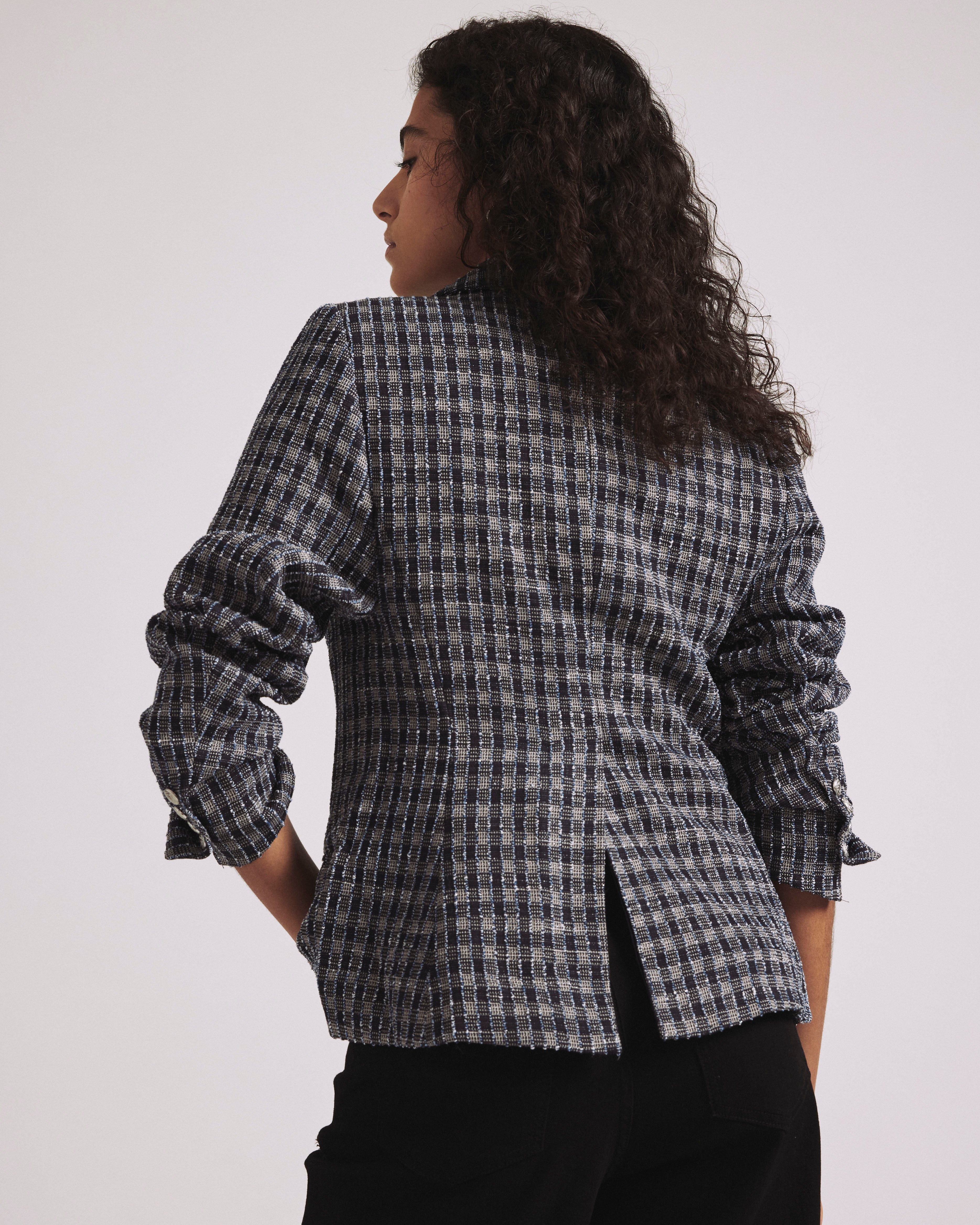 4 Pocket Ponte Blazer - French Tweed