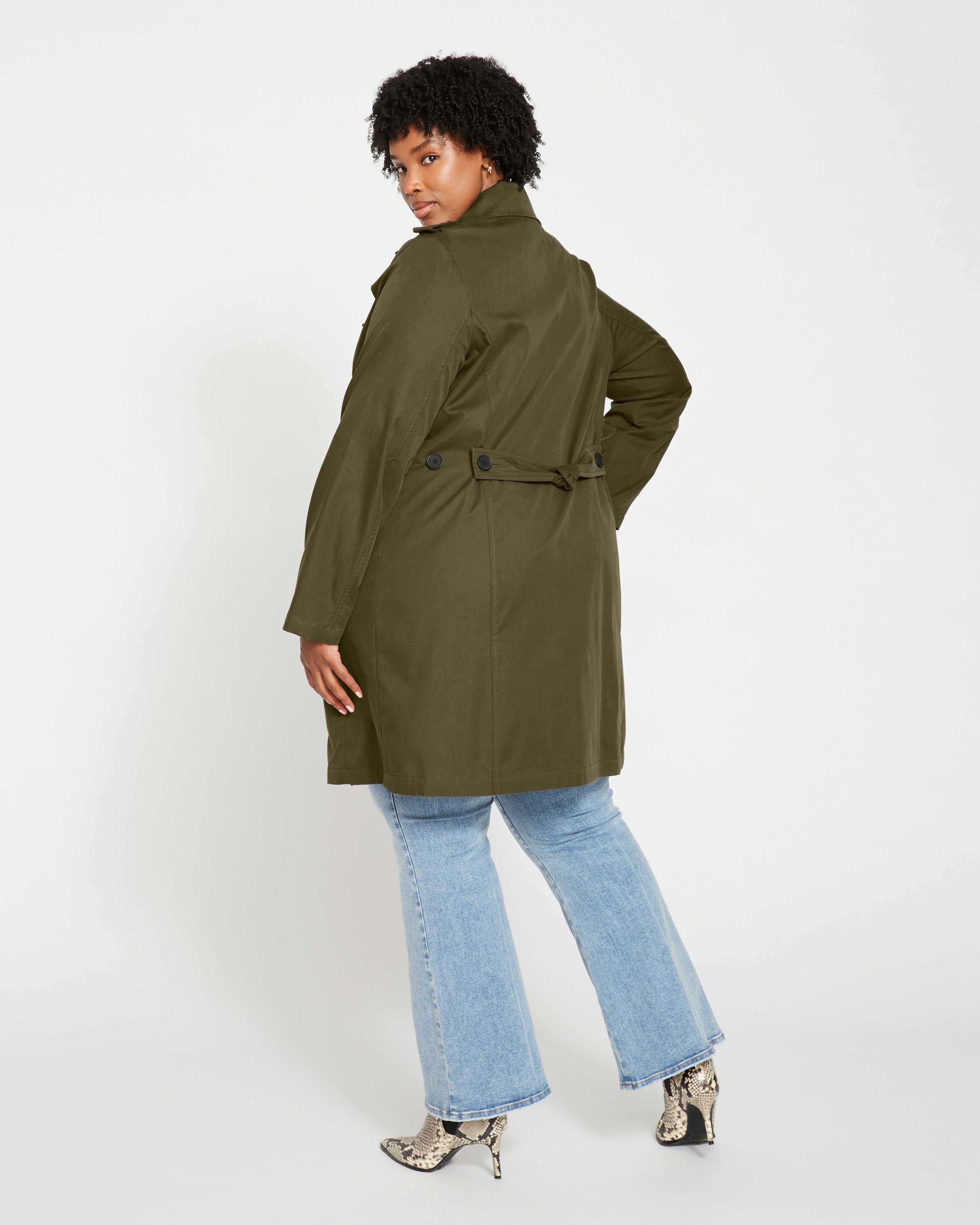 Derjon Trench Coat - Camo
