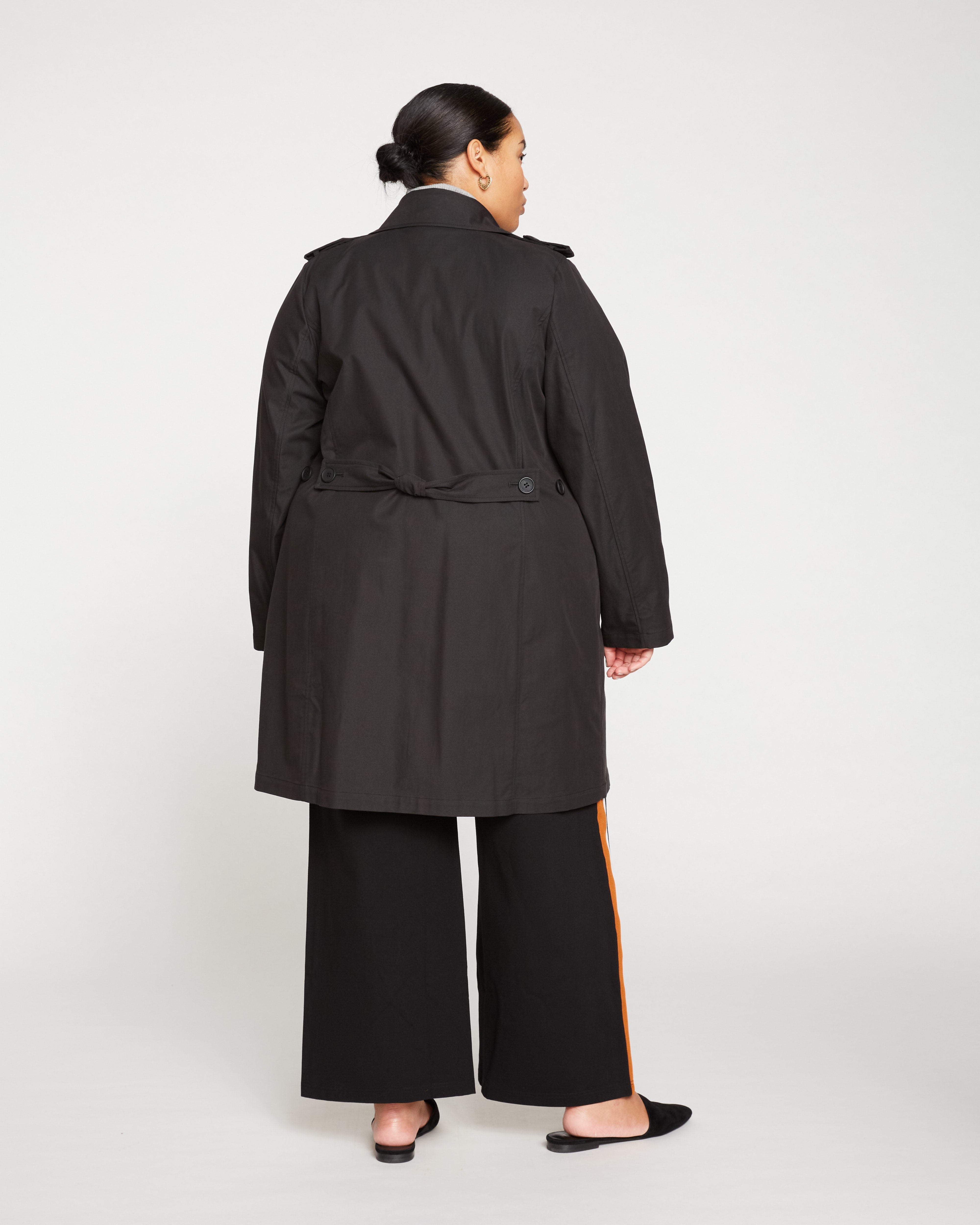 Derjon Trench Coat - Black