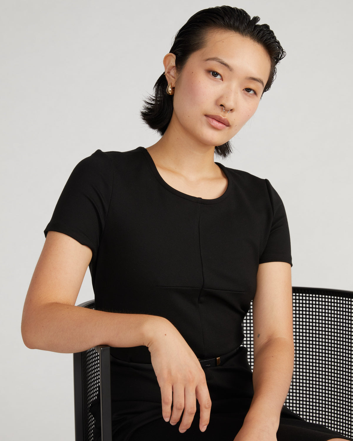 Executive Ponte Dress - Black