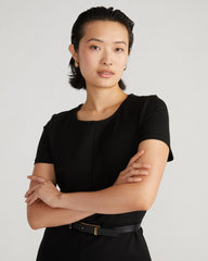 Executive Ponte Dress - Black