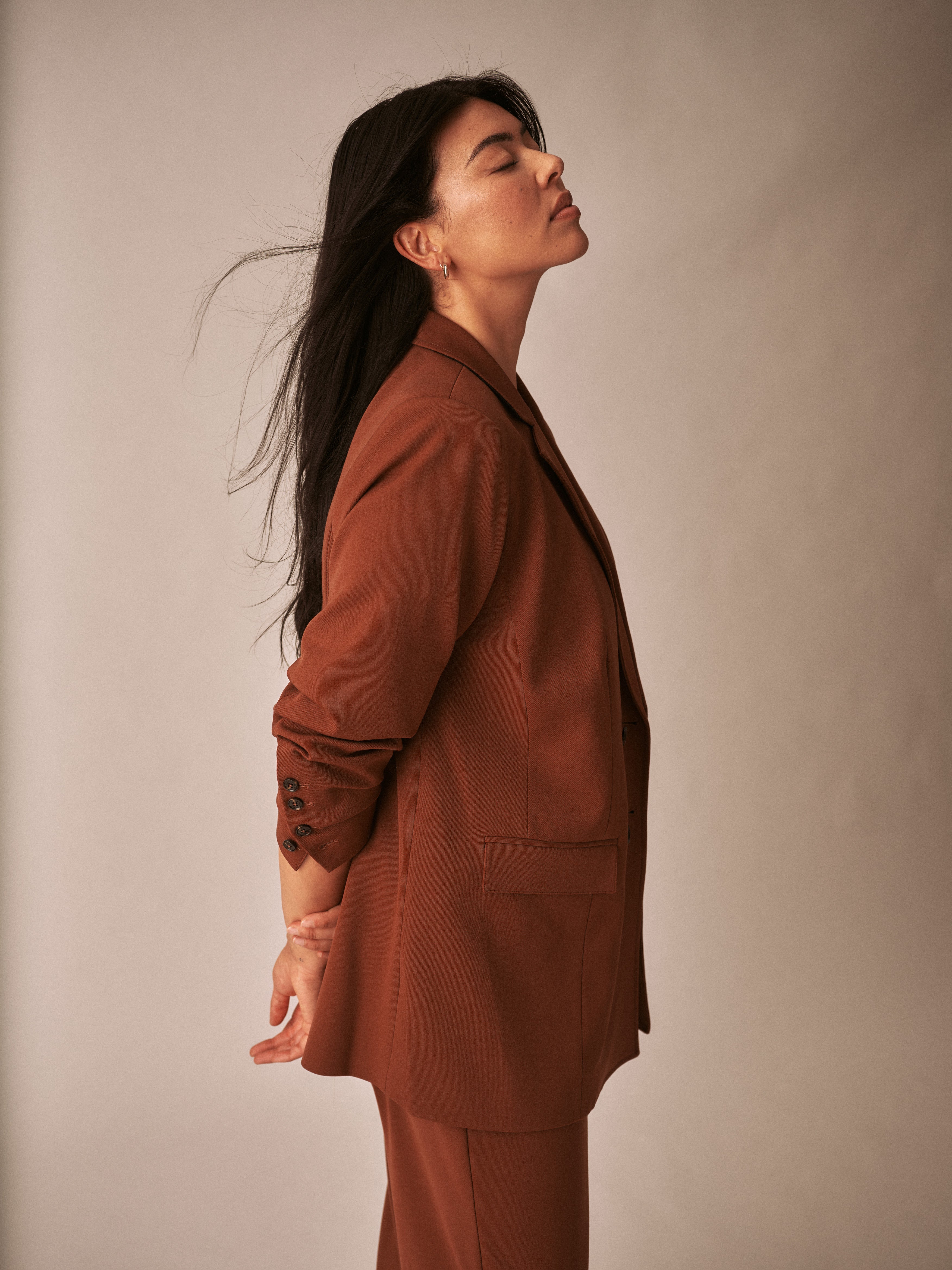 All Day Warren Double Breasted Blazer - Pony