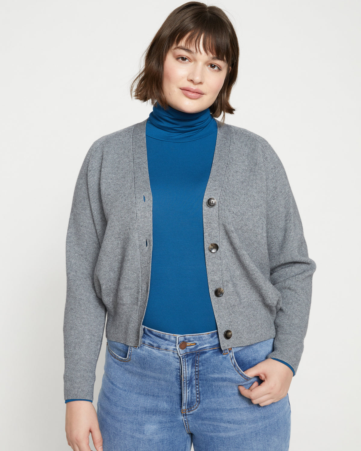 Better-Than-Wool Cardigan - Heather Grey