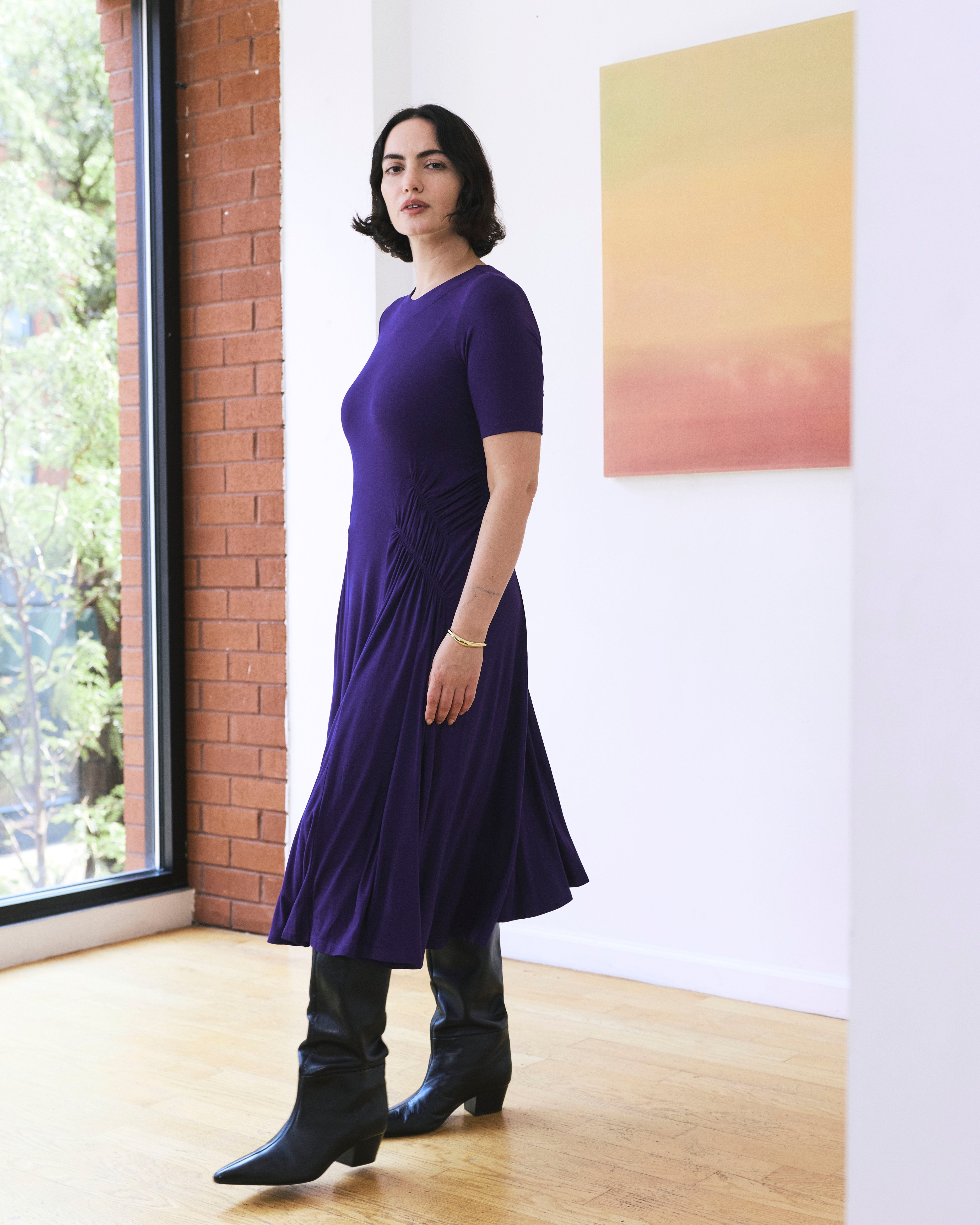 Devi Liquid Jersey Dress - Supernova