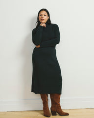 Arly Wrap Neck Sweater - Green Gemstone