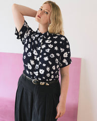Chelsea Liquid Jersey Short Sleeve Shirt - Mystic Blossom