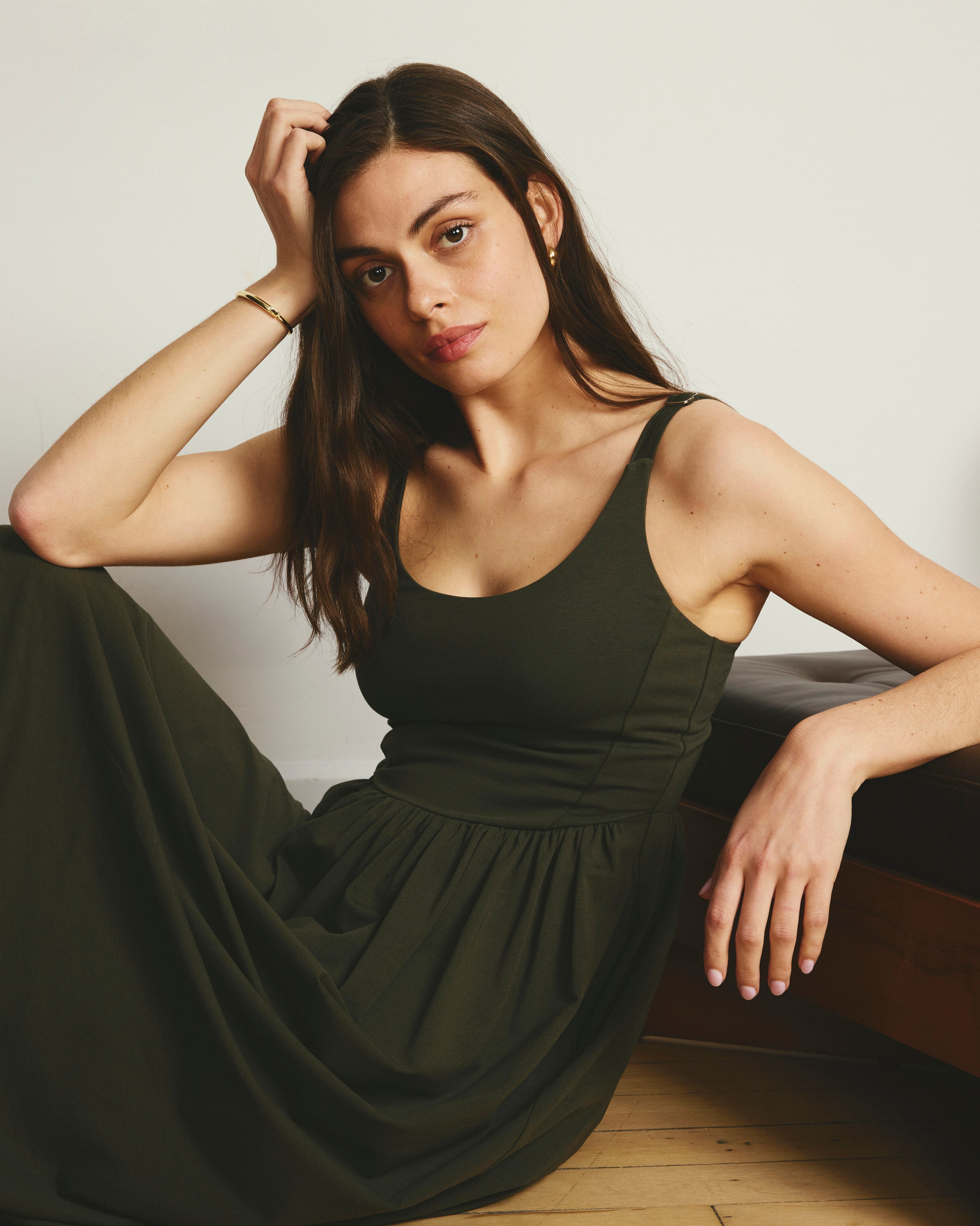 Cayo Cami Dress - Nori