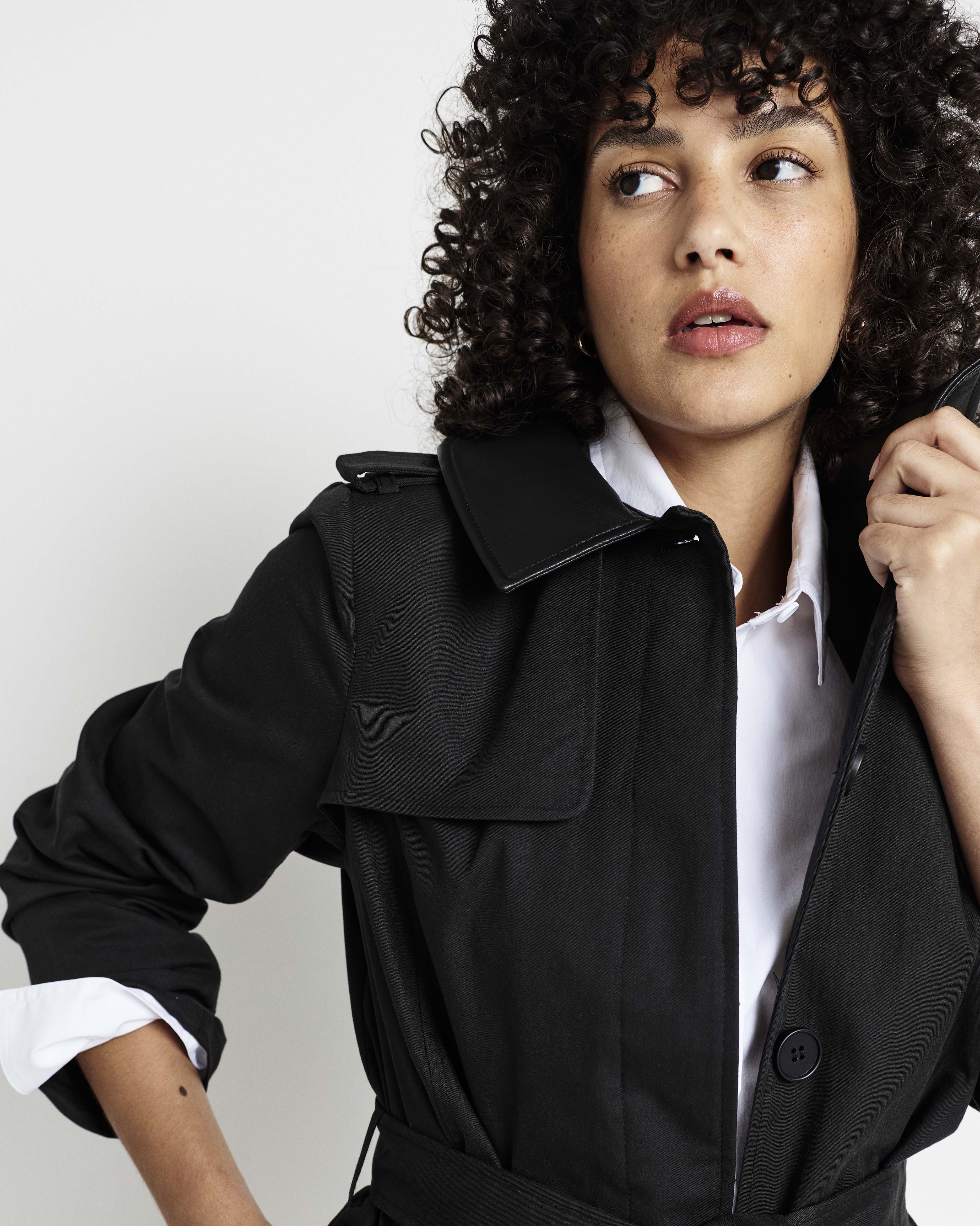Freya Trench Coat - Black