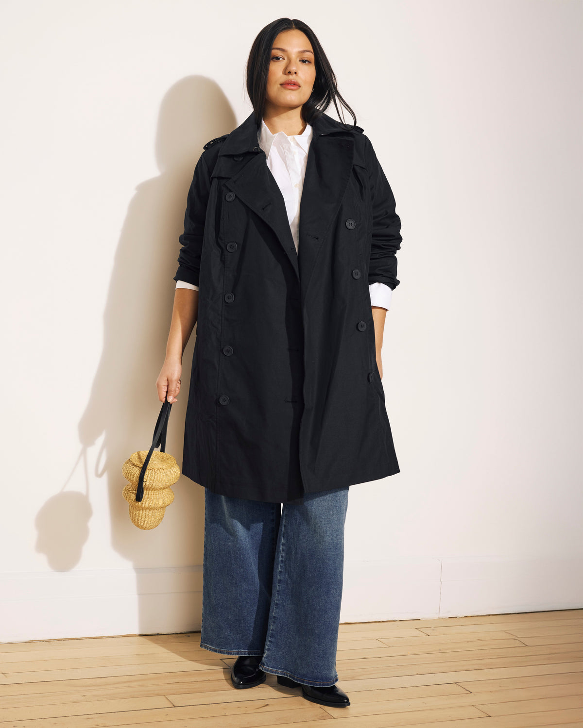 Derjon Trench Coat - Black
