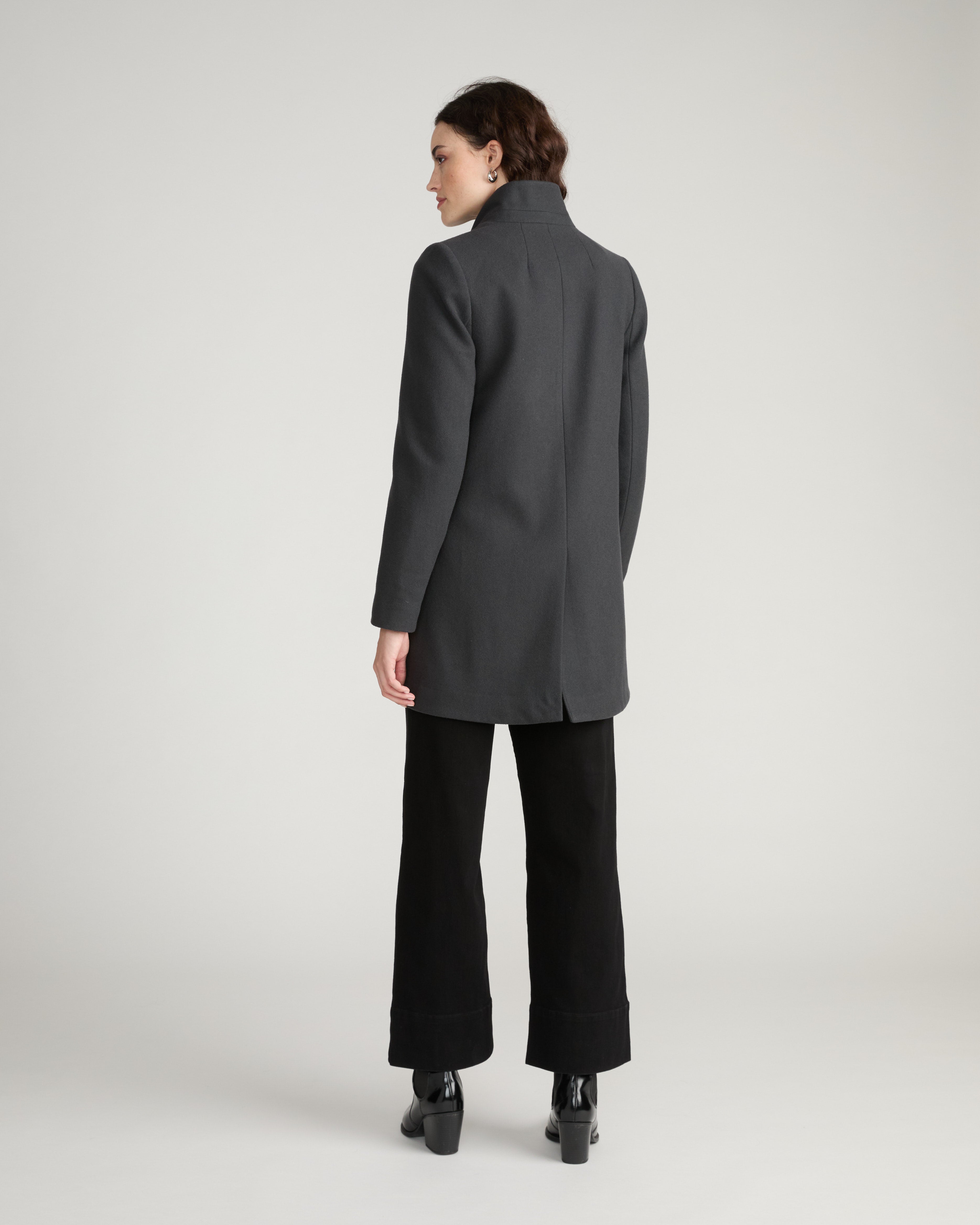 Beas Coat - Obsidian Gray