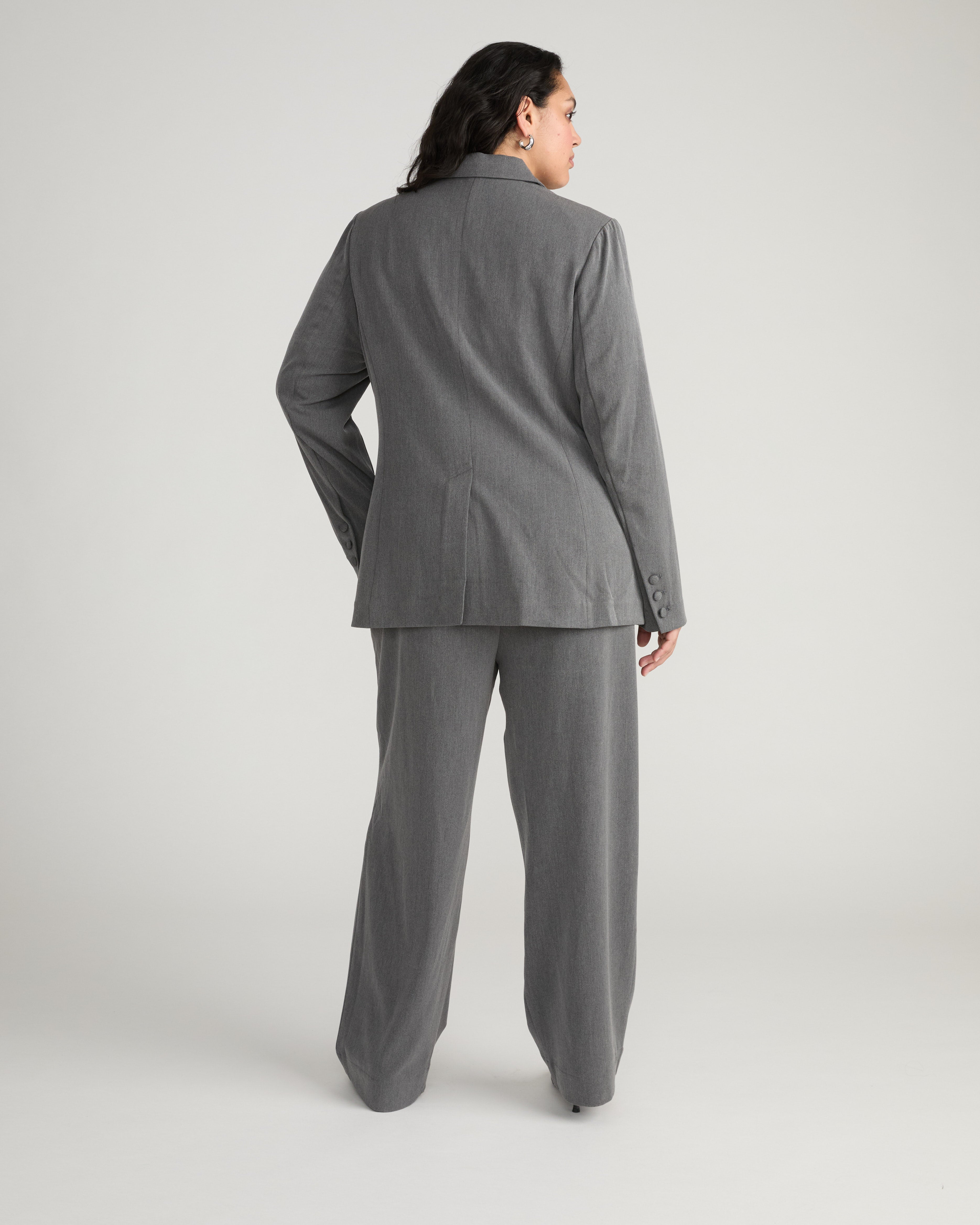 All Day Classic Blazer - Gray Heather