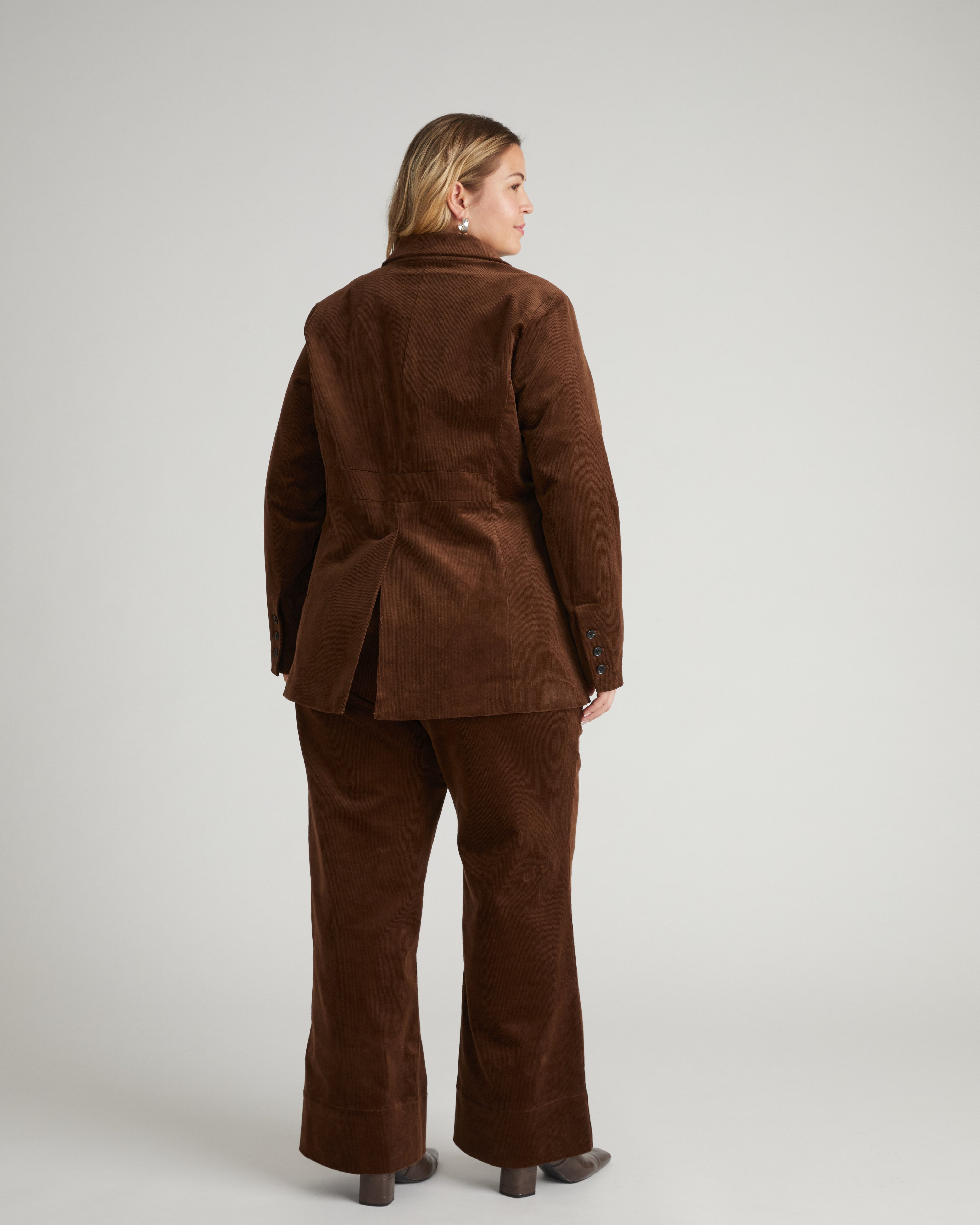 Davis Corduroy Blazer - Coffee