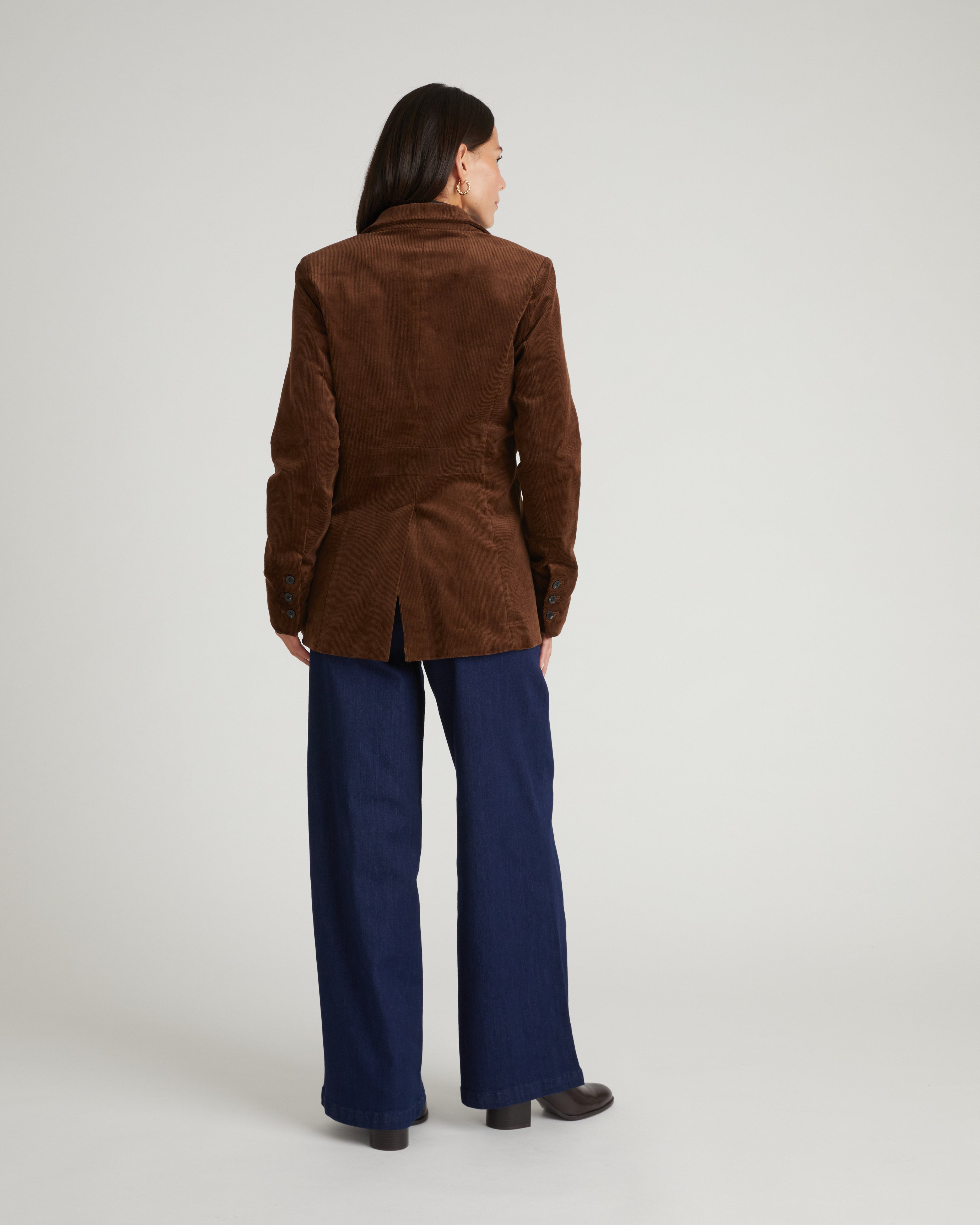 Davis Corduroy Blazer - Coffee