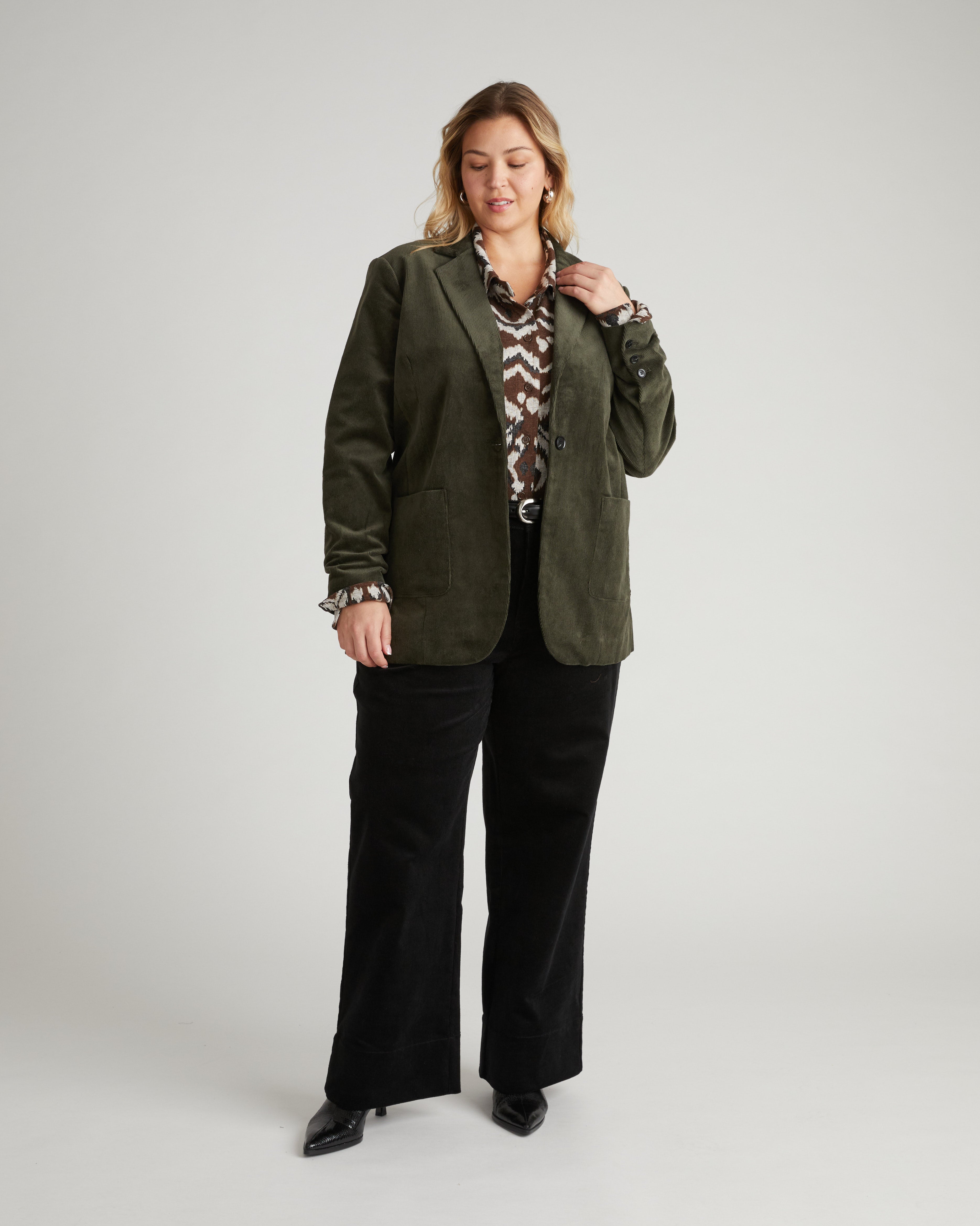 Davis Corduroy Blazer - Winter Willow