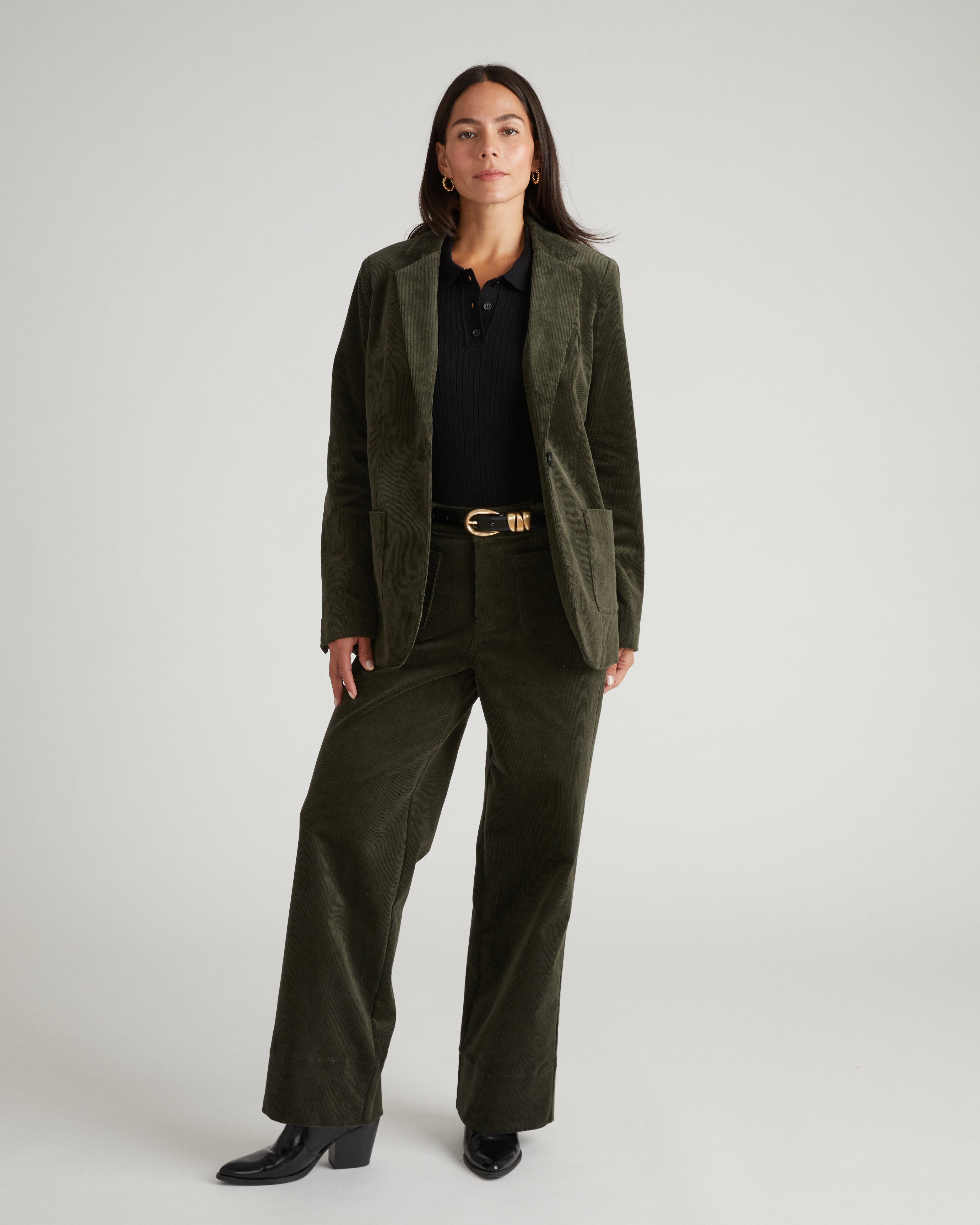 Davis Corduroy Blazer - Winter Willow