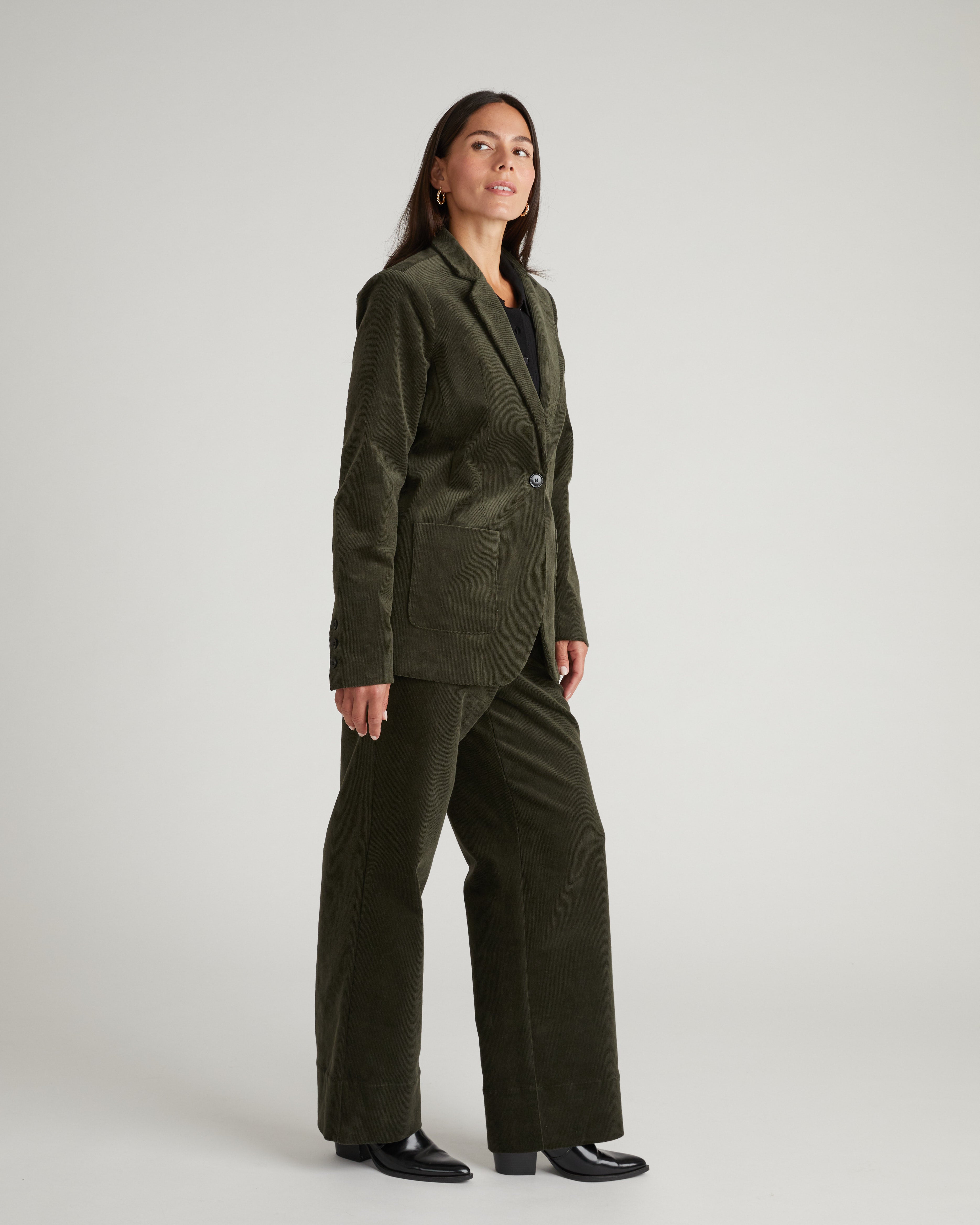 Davis Corduroy Blazer - Winter Willow