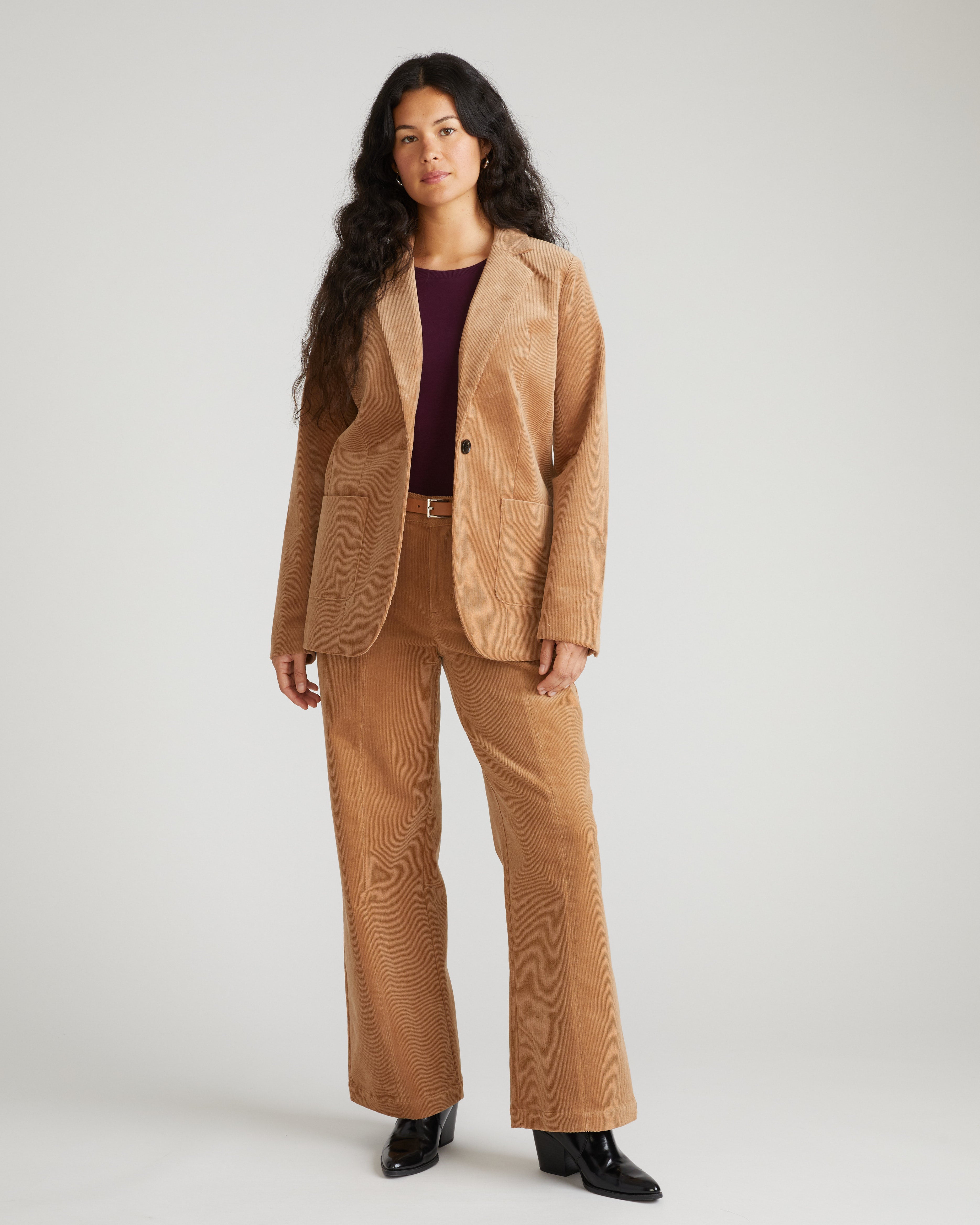 Davis Corduroy Blazer - Classic Camel