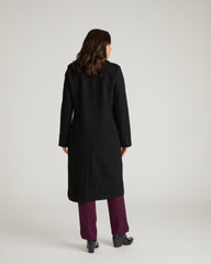 Callaghan Wool Blend Coat - Black