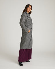 Callaghan Wool Blend Coat - Herringbone