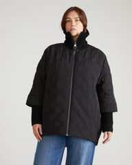 Arcadia Puffer Coat - Black