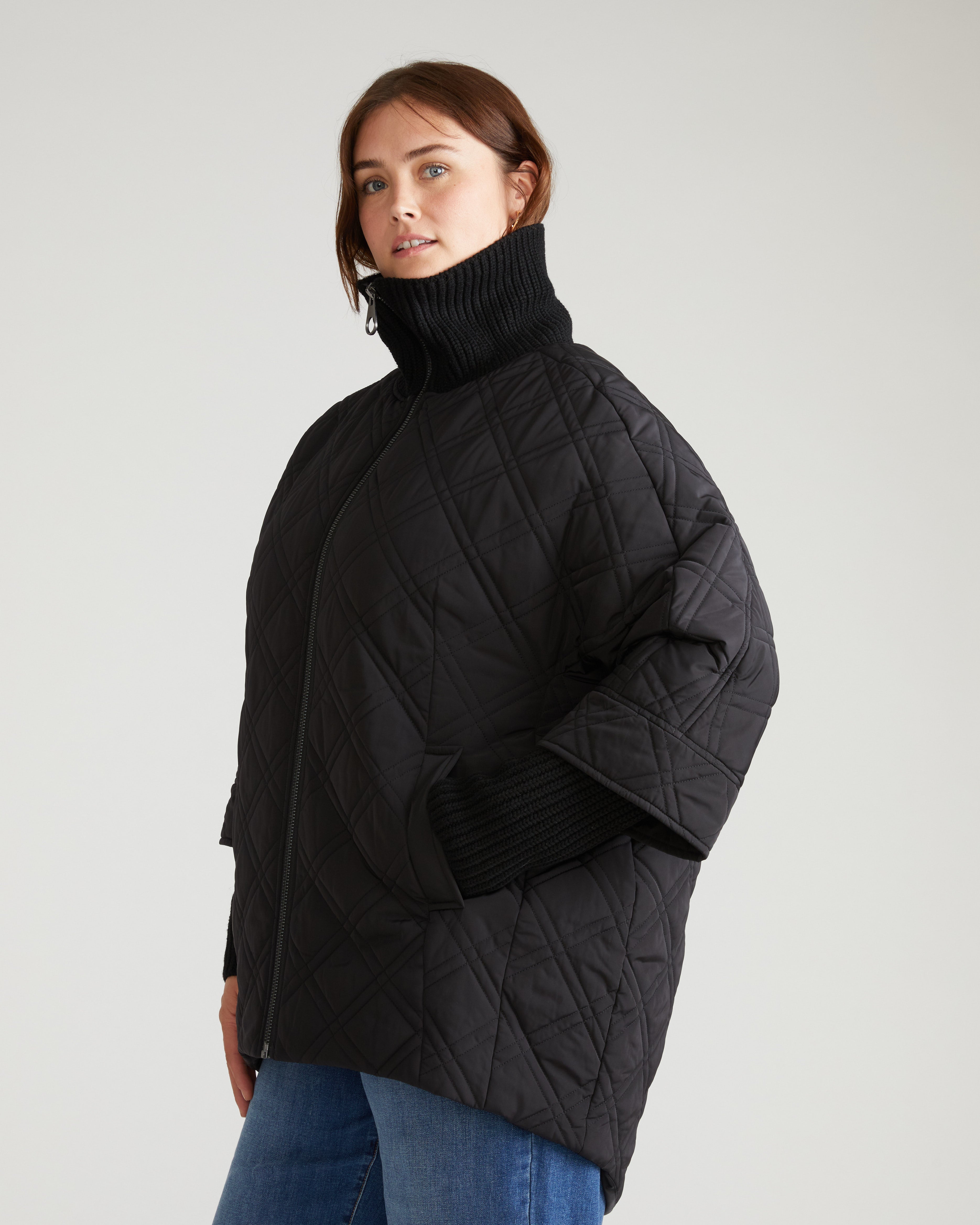 Arcadia Puffer Coat - Black