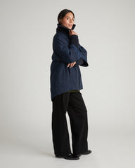 Arcadia Puffer Coat - Navy