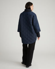 Arcadia Puffer Coat - Navy