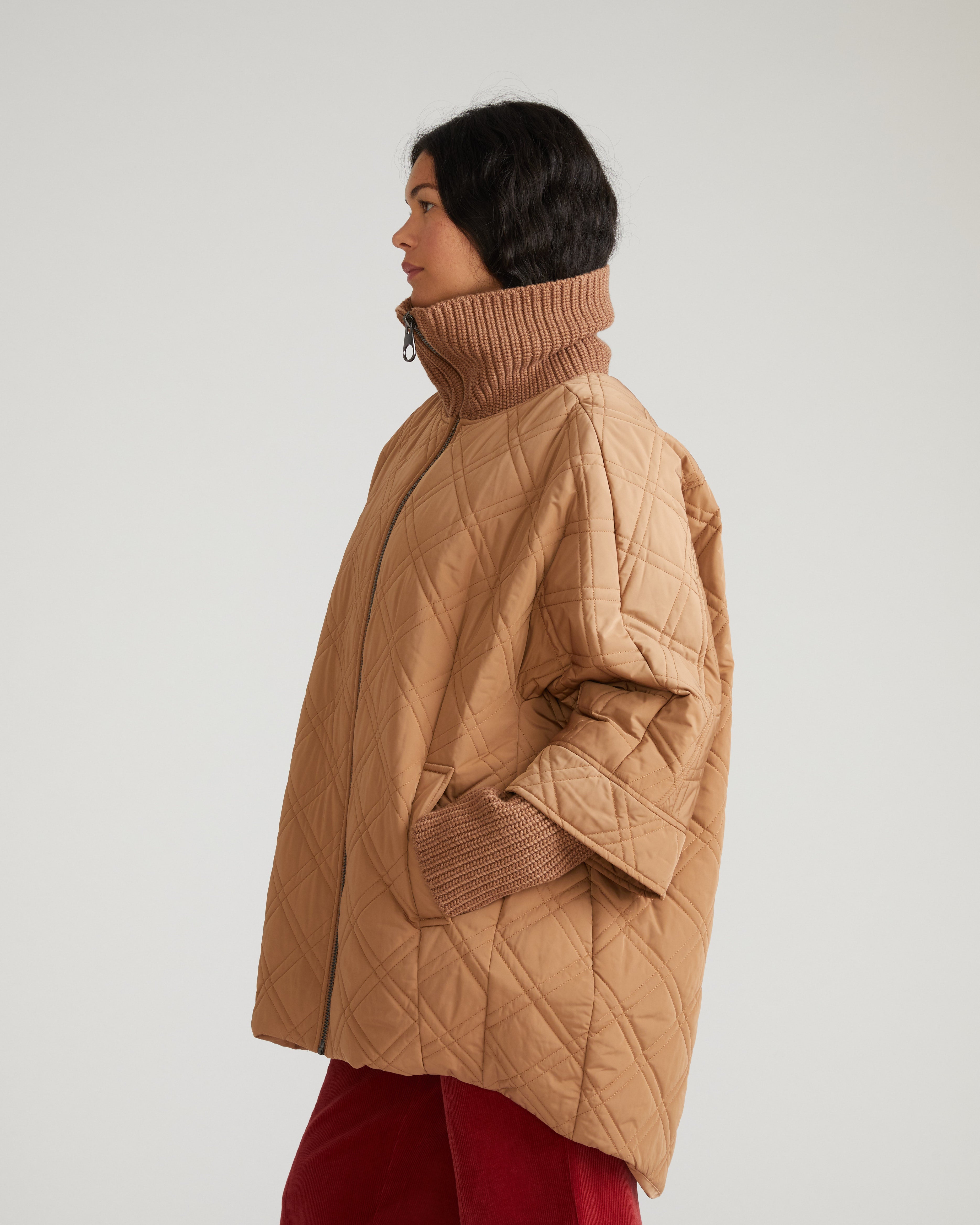 Arcadia Puffer Coat - Classic Camel