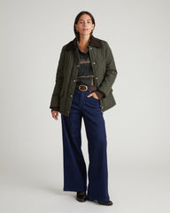 Cambridge Quilted Heritage Jacket - Winter Willow